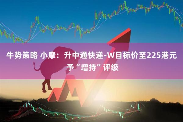 牛势策略 小摩：升中通快递-W目标价至225港元 予“增持”评级