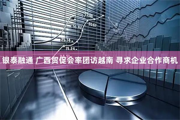 银泰融通 广西贸促会率团访越南 寻求企业合作商机
